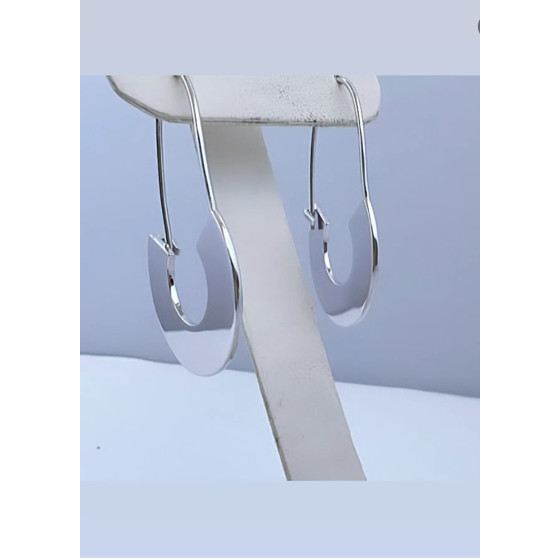 Troy 18K gul guldbelagt sølv design øreringe