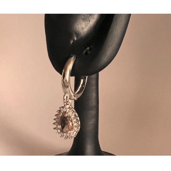 Zultanit Sten SØLV Ørering